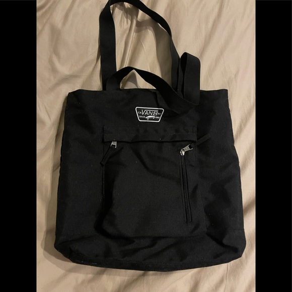 Vans black Canvas Tote Bag